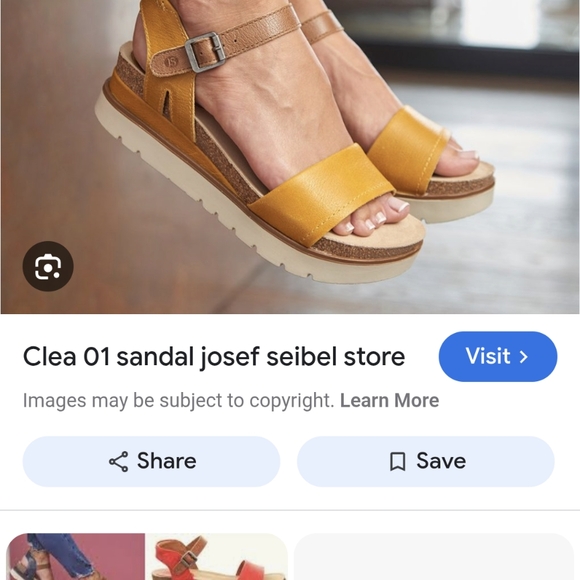 Women's Yellow Sandals - Picture 3 of 3